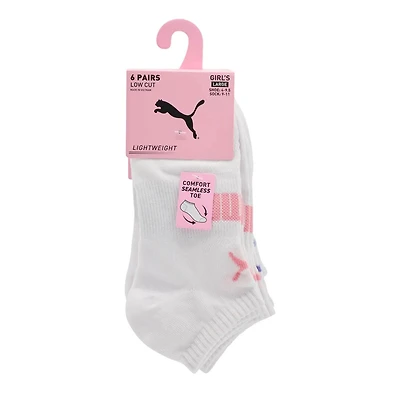 Girls' 6 Pack Low Cut Sock