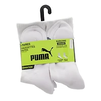 Boys' 6 Pack Training Crew Sock