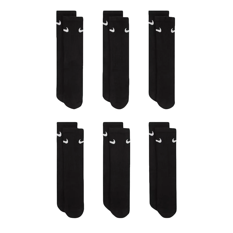 Unisex Kids' Everyday 6 Pack Crew Socks