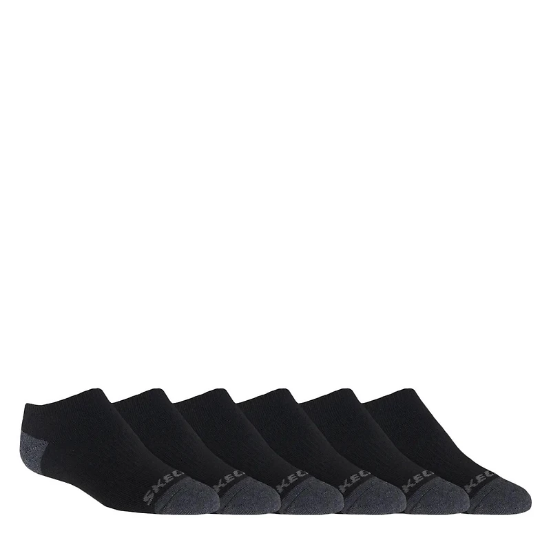 Youth Boys' 6 Pack No Show Socks