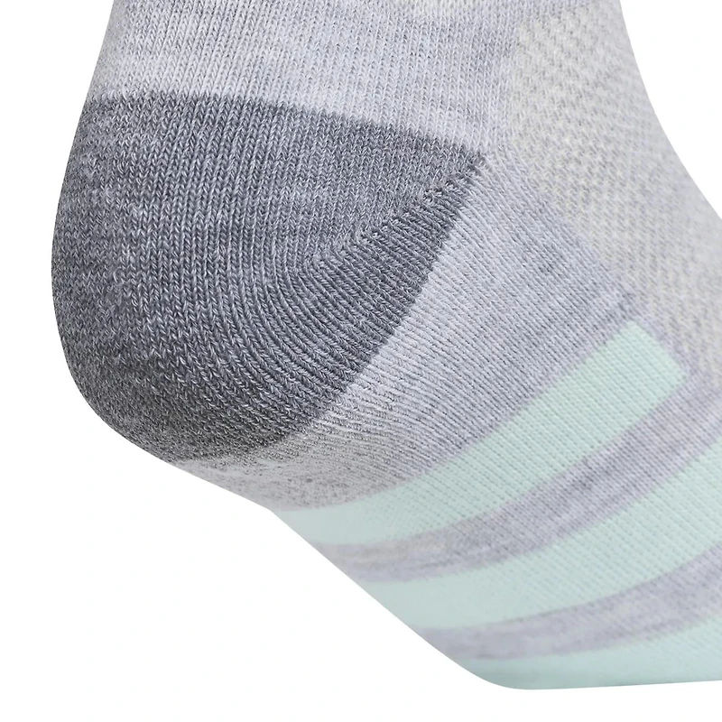 Girl's Cushioned 6PK Quarter Length Socks