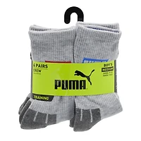 Boys' 6 Pack Training Crew Sock
