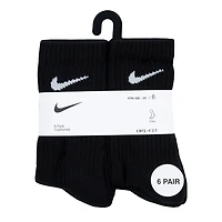 Youth Girl's 6-Pack Crew Socks