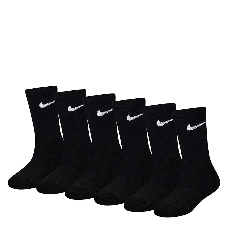 Youth Girl's 6-Pack Crew Socks