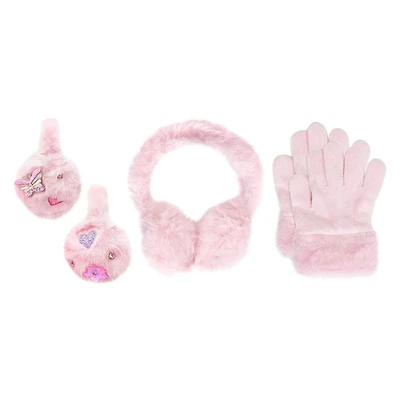 Kids' Ear Muff And Glove Set