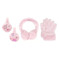 Kids' Ear Muff And Glove Set