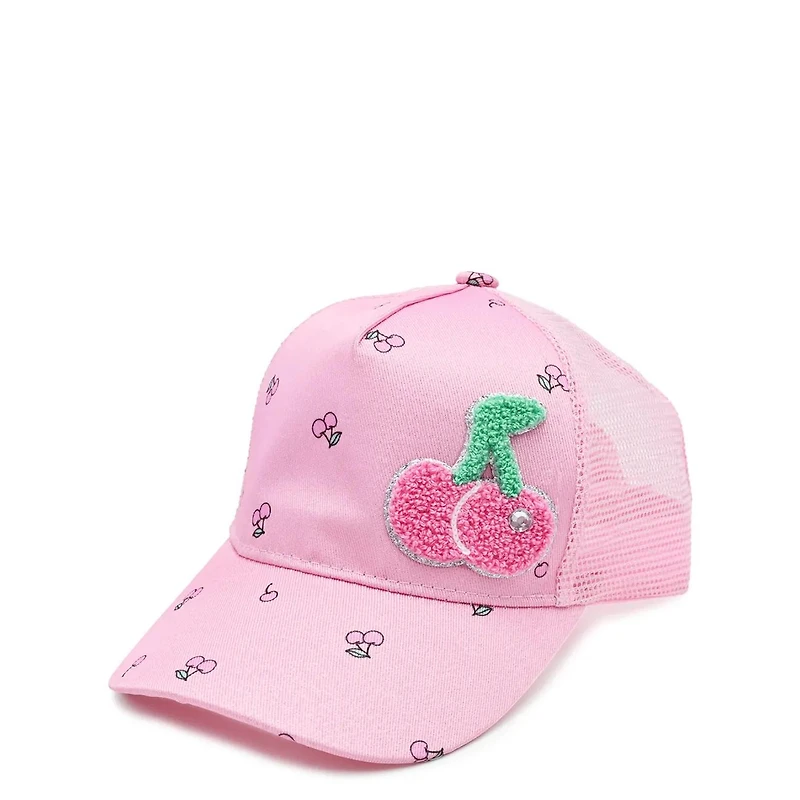 Girl's Printed Trucker Hat