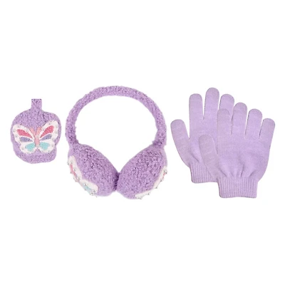 Girls' Ear Muff And Glove Set