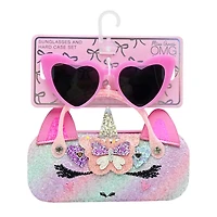 Girl's Gwen Hearts Case and Sunglasses