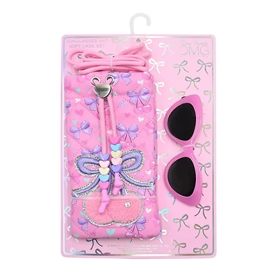 Girls' Cherry Case and Bubblegum Sunglasses