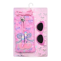 Girls' Cherry Case and Bubblegum Sunglasses