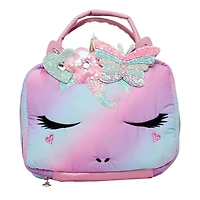 Kids' Bella Hearts Daisy Butterfly Glitter Lunch Bag