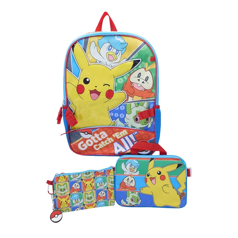 Unisex Pokemon Backpack Set