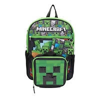 Unisex Minecraft Backpack Set