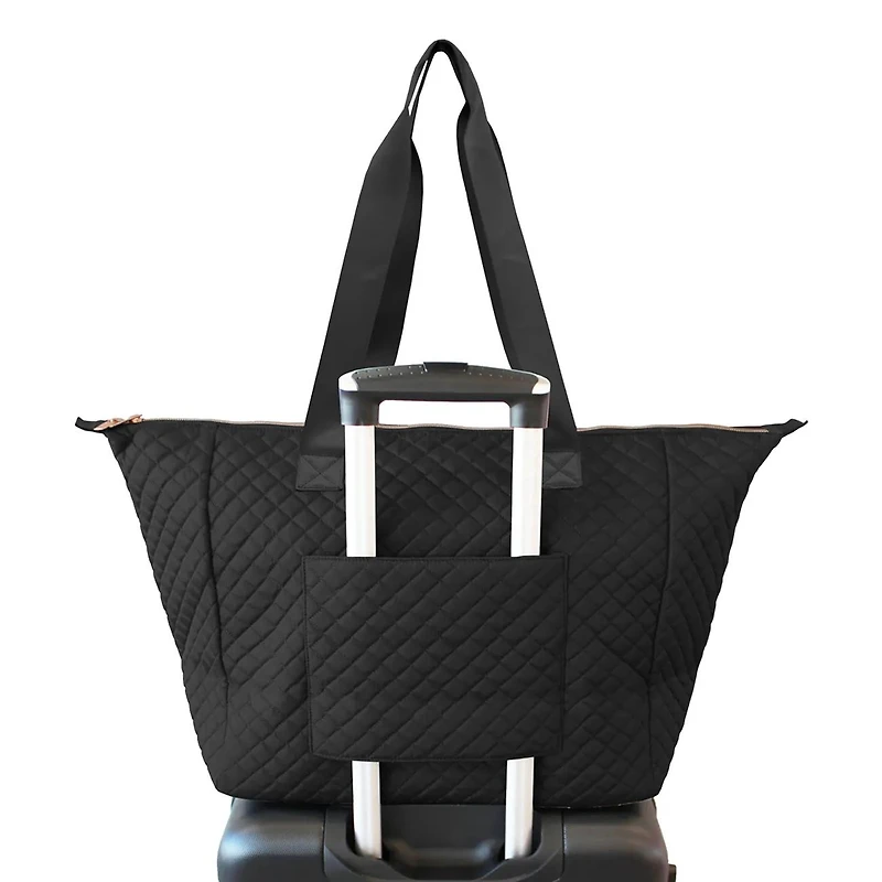 Coco Quilt Weekender with Trolley Sleeve