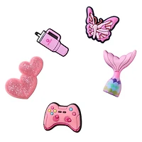 Girly Symbols Jibbitz - 5 Pack