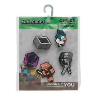 Minecraft Jibbitz Charms - 5 Pack