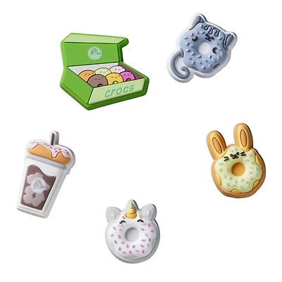 Coffee & Donuts Jibbitz Charms - 5 Pack