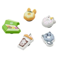 Coffee & Donuts Jibbitz Charms - 5 Pack