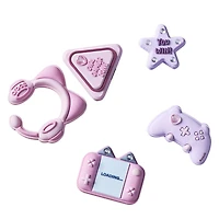 Gamer Girl Jibbitz Charms - 5 Pack