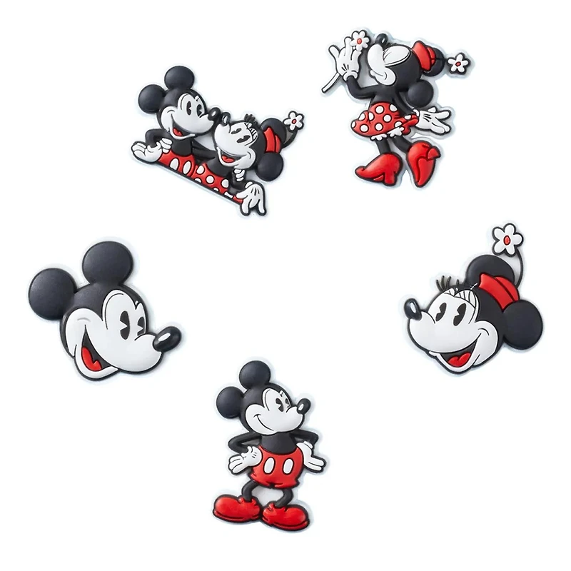 Mickey and Minnie Jibbitz Charms - 5 Pack