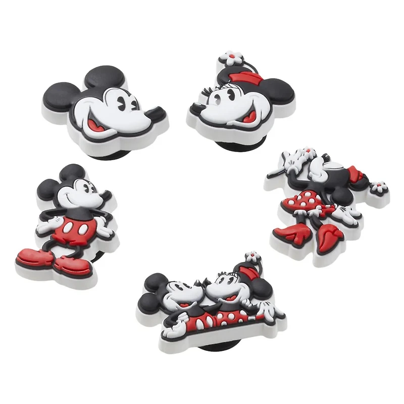 Mickey and Minnie Jibbitz Charms - 5 Pack