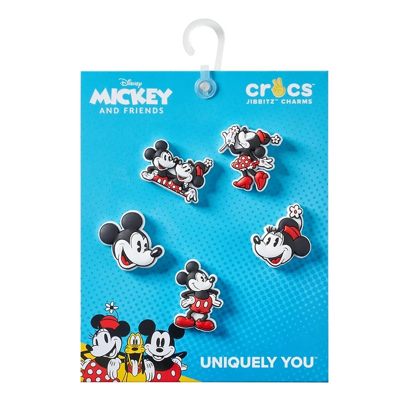 Mickey and Minnie Jibbitz Charms - 5 Pack