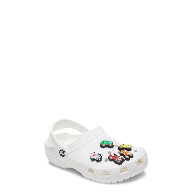 Tiny Work Trucks Jibbitz Charms - 5 Pack