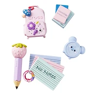 Girly Back To School Jibbitz Charms - 5 Pack