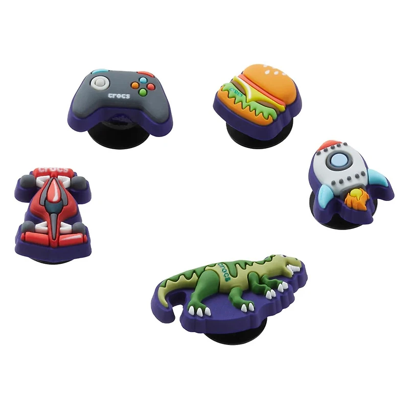 Tiny Boy Favourites Jibbitz Charms - 5 Pack