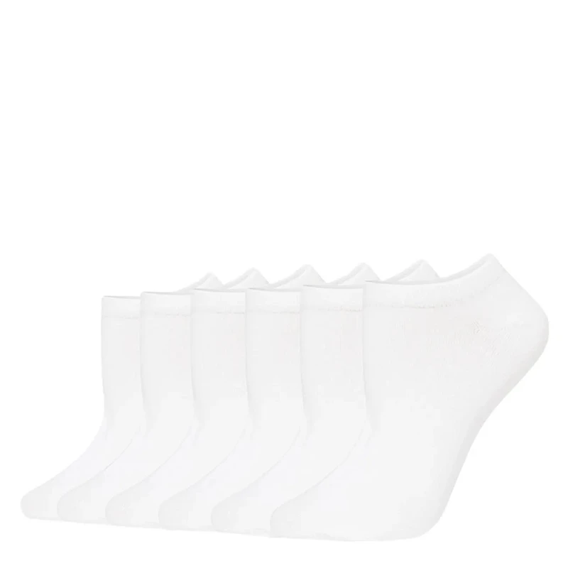 Women's 6-Pack Cotton No Show Sport Socks