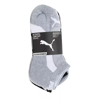 Women's 6-Pack Low Cut Socks