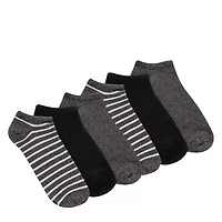 Women's 6-Pack Soft & Dreamy No Shows Stripe Socks