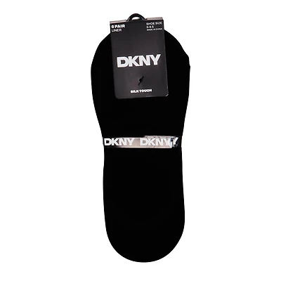 Women's 6 Pack Silk Touch Liner Socks