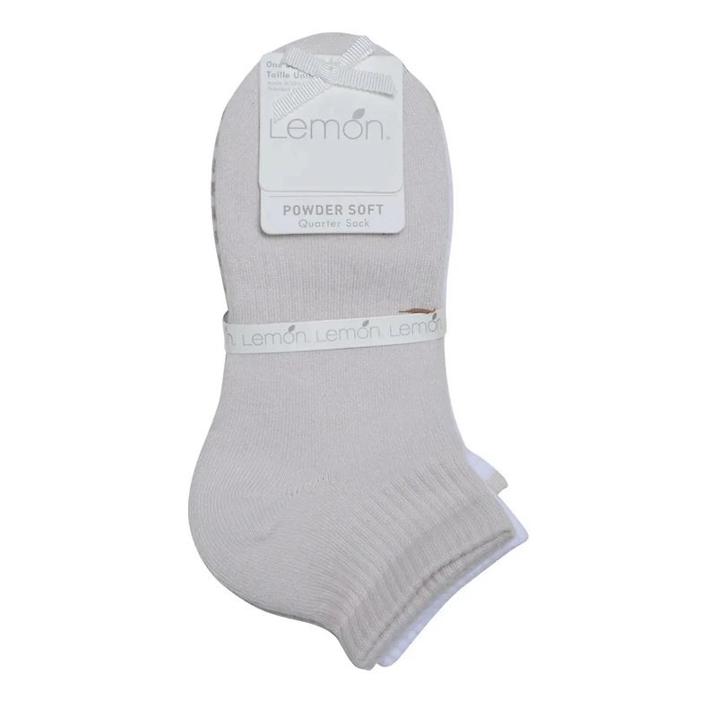 Women's Full Terry Powder Cushion Quarter 3 Pack