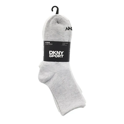Women's 6 Pack Low Crew Socks