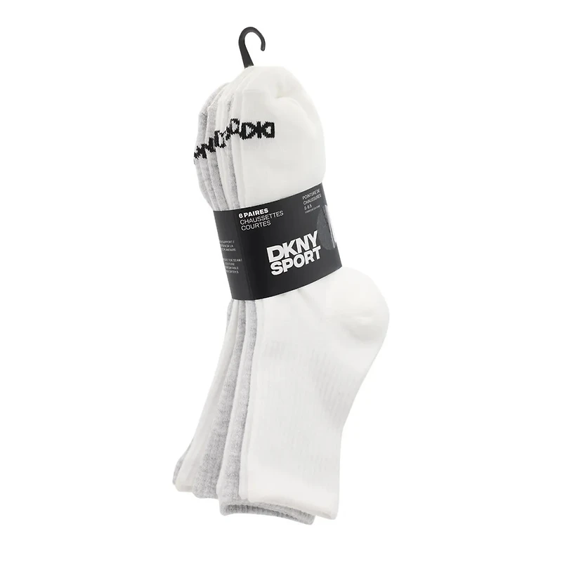 Women's 6 Pack Low Crew Socks