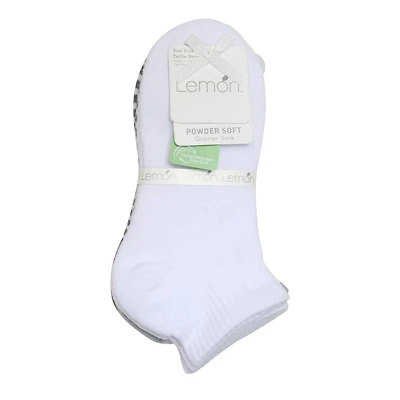 Women's Full Terry Powder Cushion Quarter 3 Pack