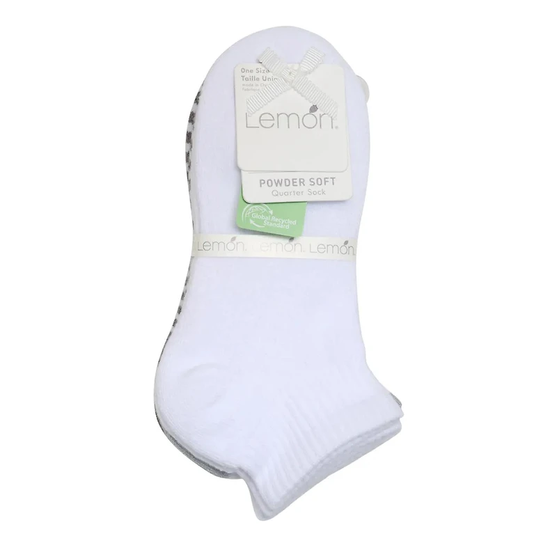 Women's Full Terry Powder Cushion Quarter 3 Pack