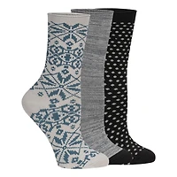 Women's 3 Pack Crew Socks