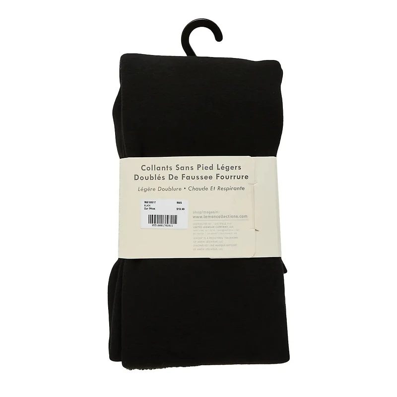 Women's 1PK Lightweight Faux Fur Lined Leggings