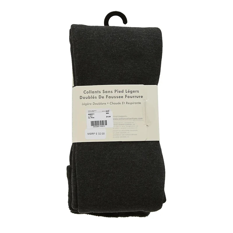 Women's 1PK Lightweight Faux Fur Lined Leggings