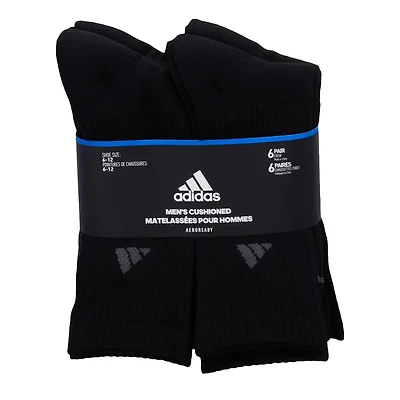 Mens' 6 Pack Crew Socks