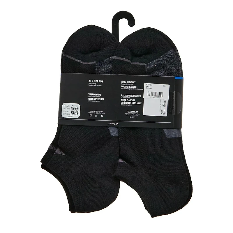 Mens' 6 Pack No Show Socks
