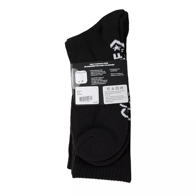 Men's 3-Pack Crew Socks