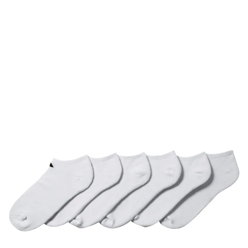 Men's 6 Pack Cush No Show Socks