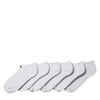 Men's 6 Pack Cush No Show Socks