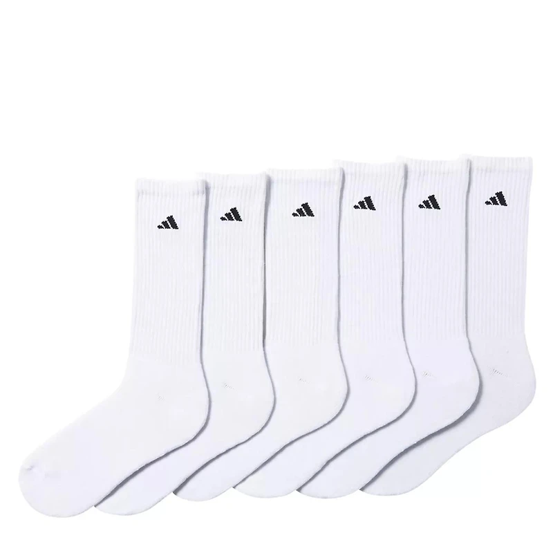 Men's 6-Pack Athletic Cushioned Crew Socks