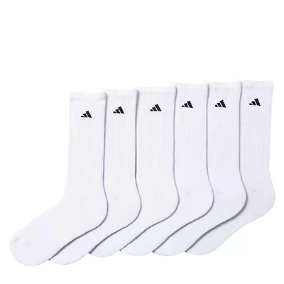 Men's 6-Pack Athletic Cushioned Crew Socks