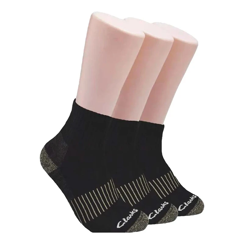 Men's 3-Pack Half Cushion Ankle Sport Socks